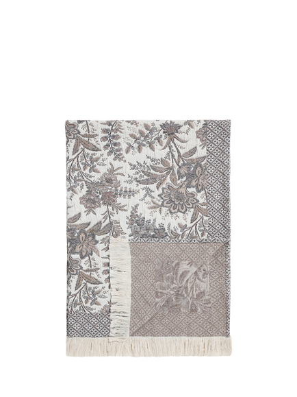 Laura Ashley Marlbrook Knit Throw, Truffle - view 2, Multi