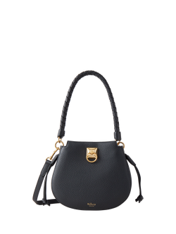 Mulberry Mini Iris Hobo Bag, Black, Black