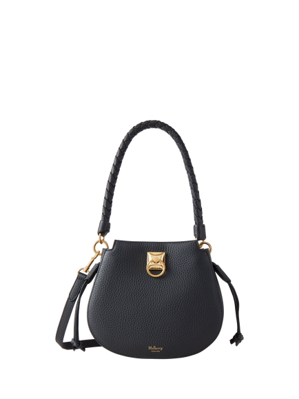 Mulberry Mini Iris Hobo Bag, Black, Black