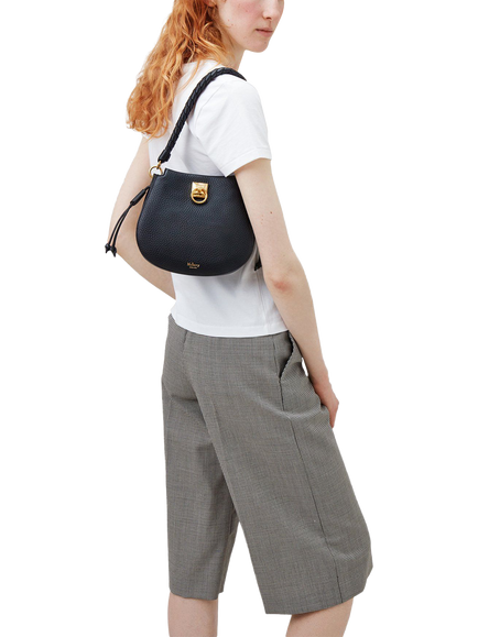 Mulberry Mini Iris Hobo Bag, Black - view 2, Black