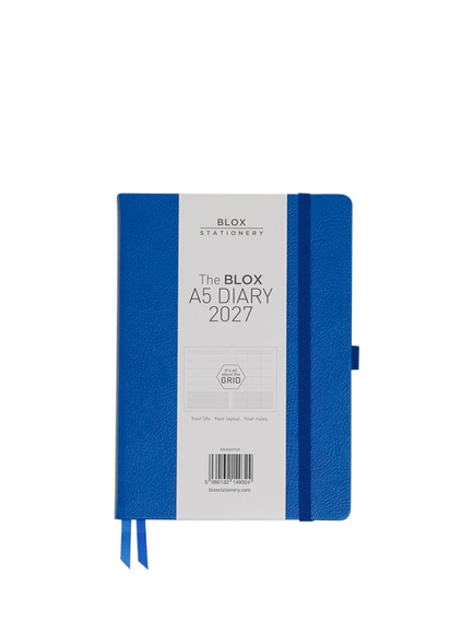 BLOX A5 Diary 2027, Cobalt, Blue Mid
