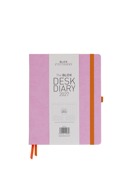 BLOX Desk Diary 2027, Lilac, Purple Lilac