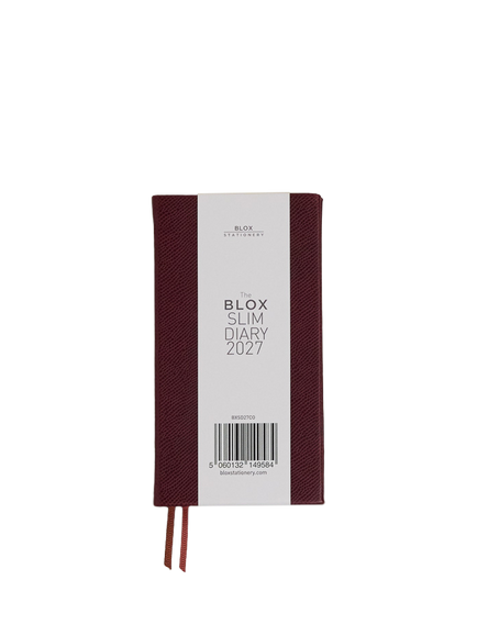 BLOX Slim Diary 2027, Chocolate, Brown Chocolate