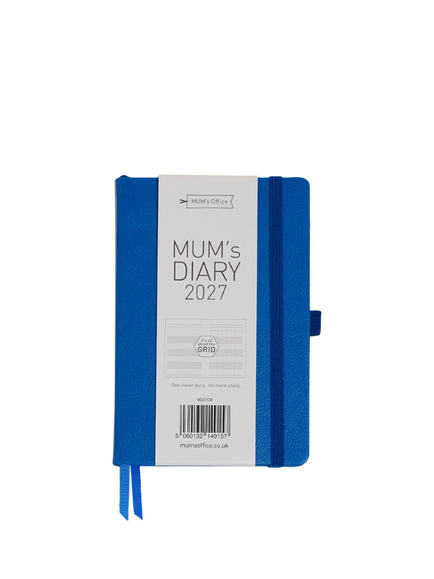 MUM's Office Mum's Diary 2027, Cobalt, Blue Mid