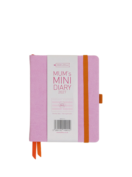 MUM's Office Mum's Mini Diary 2027, Lilac, Purple Lilac