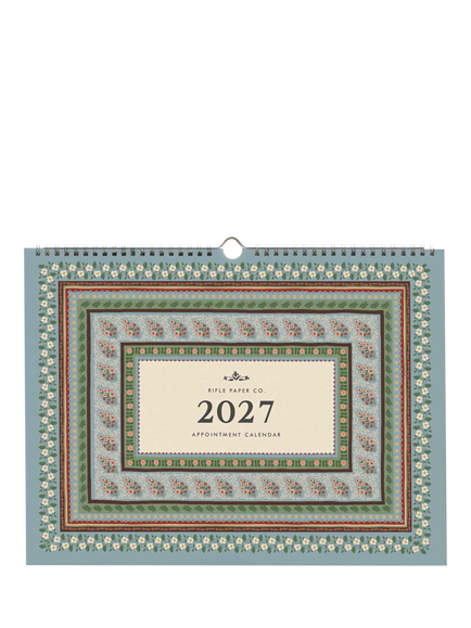 Rifle Paper Co. Paisley Appointment Calendar 2027, Multi Multi