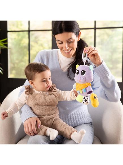 Lamaze Hayley the Hippo Clip & Go Toy - view 2, Rainbow