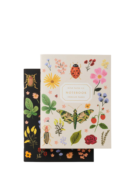 Rifle Paper Co. Curio Pocket Notebook, Set of 2, Multi Multi