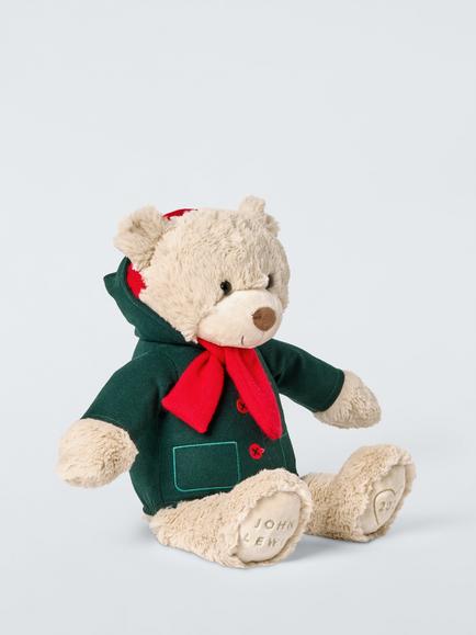 John Lewis Lewis Christmas Bear 2026 Soft Toy, Multi, Multi