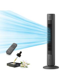 Philips Columbus Series 5000 Tower Fan, Black - view 2, Black