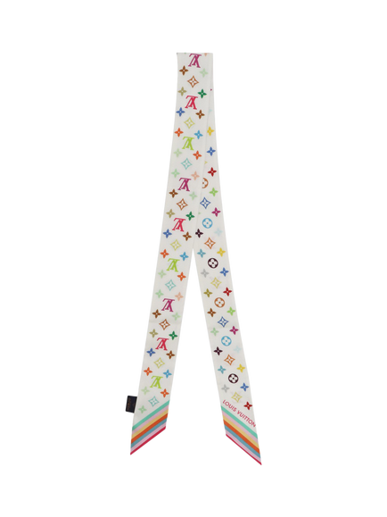 Pre-loved Louis Vuitton Murakami Monogram BB Bandeau Scarf, Multi, Multi