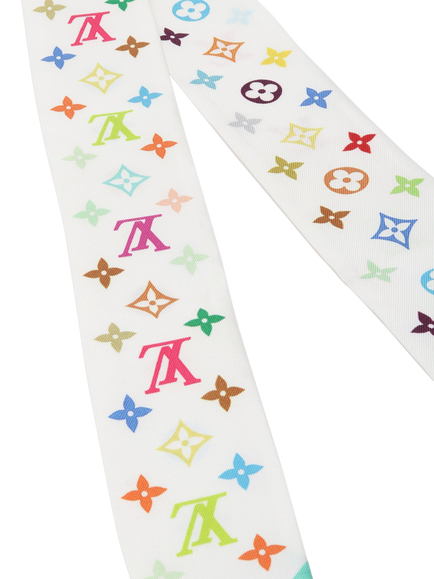 Pre-loved Louis Vuitton Murakami Monogram BB Bandeau Scarf, Multi - view 2, Multi