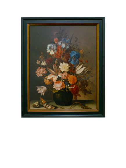 Brookpace Lascelles Floral Framed Canvas Print, 60 x 50cm, Multi