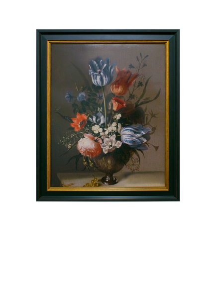 Brookpace Lascelles Floral Framed Canvas Print, 60 x 50cm, Multi