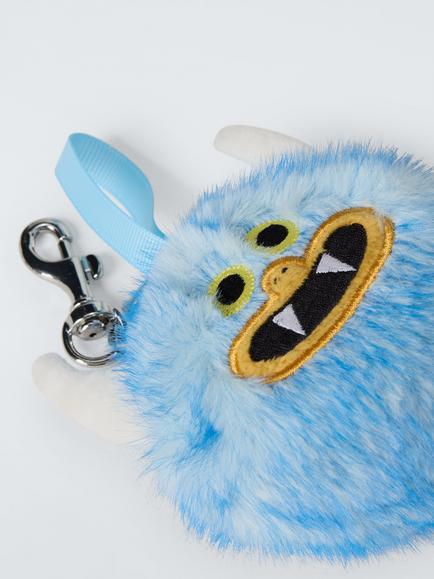John Lewis The Enthusiast Snowball Yeti Tree Decoration/Bag Charm, Multi - view 2, Multi