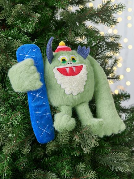 John Lewis The Enthusiast Tundra Yeti Plush Toy, Multi - view 2, Multi