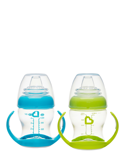 Munchkin Gentle Transition First Cup, 4m+, Assorted, Blue/Green