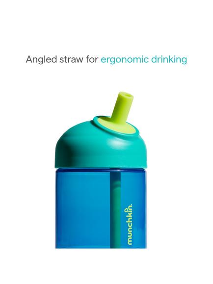 Munchkin Perfect Angle Straw Cup, 12m+, Dark Blue - view 2, Dark Blue