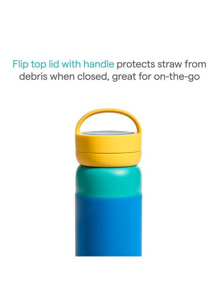 Munchkin Stay Cool Insulated Water Bottle, 24m+ - view 2, Blue