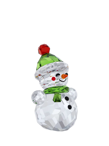 Swarovski Crystal Holiday Cheers Rocking Snowman Ornament - view 2, 001 - Crystal
