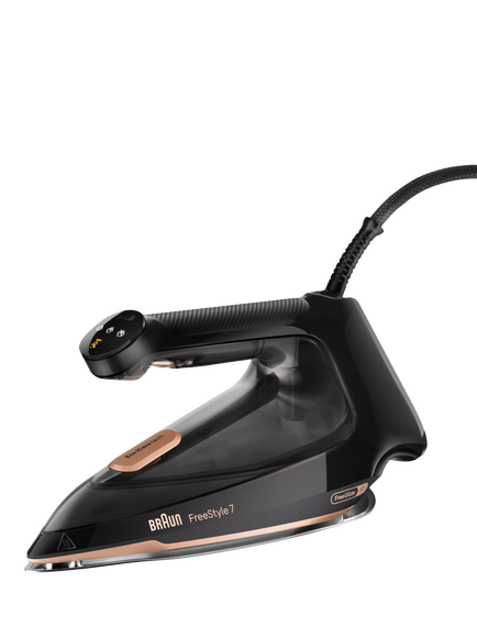 Braun FreeStyle 7 Steam Iron, Black, Black