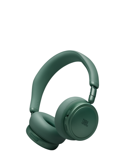 JBL Live 680NC Adaptive Noise Cancelling Wireless Bluetooth On-Ear Headphones, Black, Green