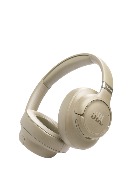 JBL Tune 780NC Noise Cancelling Wireless Bluetooth Over-Ear Headphones, Beige, Beige