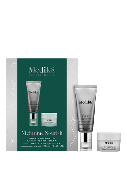 Medik8 Nighttime Nourish Skincare Gift Set, Clear