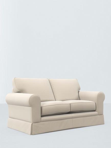John Lewis Padstow Medium 3 Seater Sofa, Easy Clean Cotton Linen Blend Natural, Easy Clean Cotton Linen Blend Natural