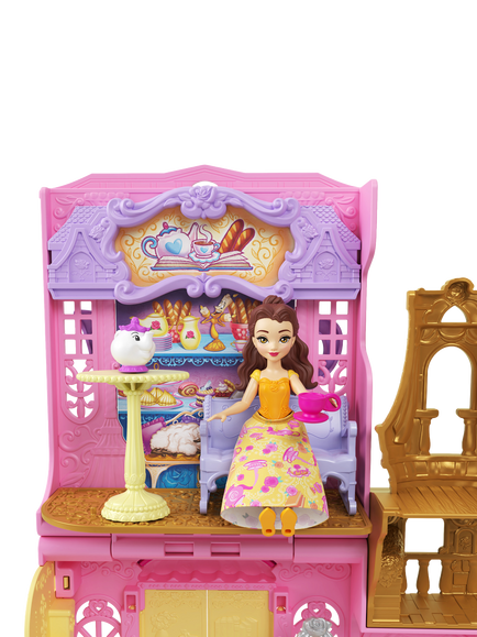 Disney Princess Shops Belle Tea Shop Playset, Multi - view 2, Multi