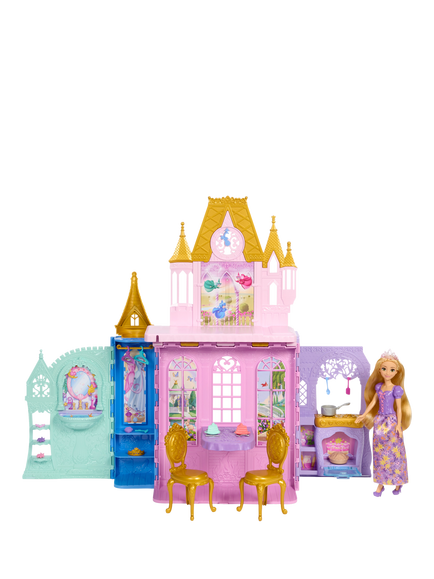 Disney Princess Rapunzel Close & Carry Castle - view 2, Multi