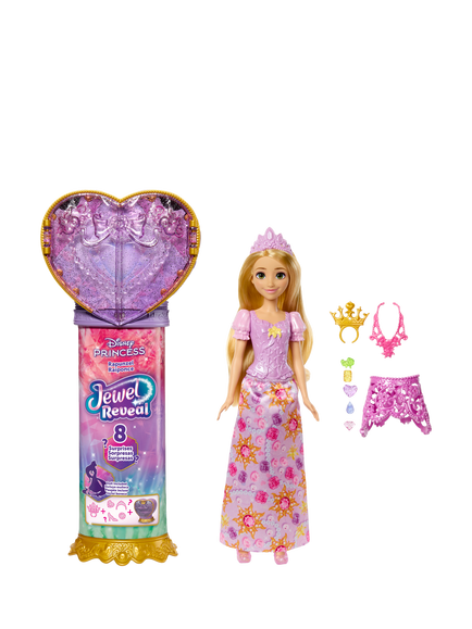 Disney Princess Jewel Reveal Rapunzel Doll, Multi, Multi