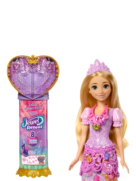Disney Princess Jewel Reveal Rapunzel Doll, Multi - view 2, Multi