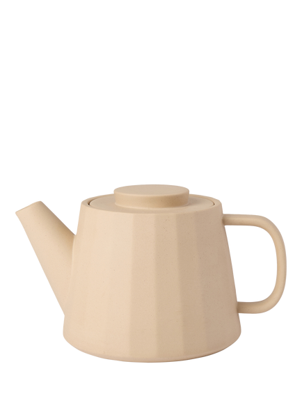 The Conran Shop Fade Porcelain Teapot, 500ml, Oatmeal, Oatmeal