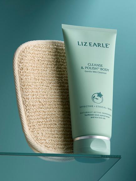 Liz Earle Cleanse & Polish™ Body Gentle Mitt Cleanser, 200ml - view 2, 