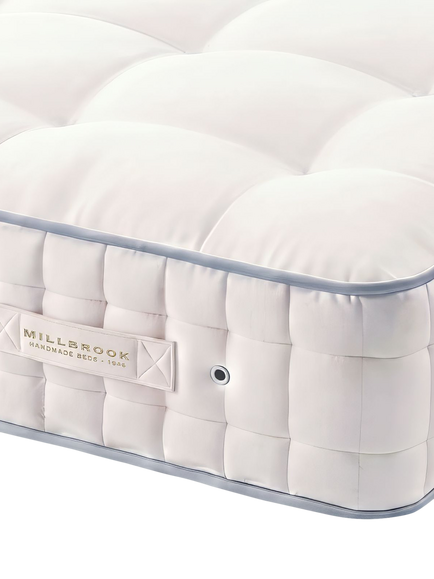 Millbrook Beds Hampshire Collection Chilworth 12000 Pocket Spring Mattress, Medium Tension, Small Double - view 2, White