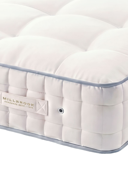 Millbrook Beds Hampshire Collection Chilworth 12000 Pocket Spring Mattress, Medium Tension, Single - view 2, White