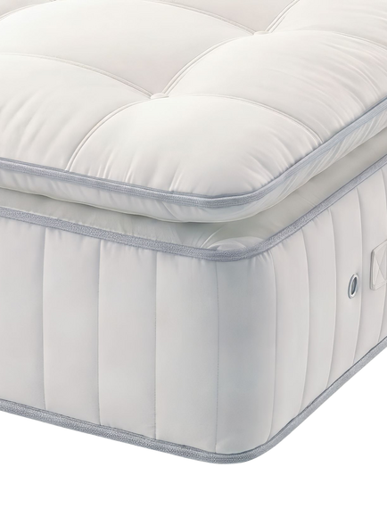 Millbrook Beds Hampshire Collection Colbury 4000 Pillowtop Pocket Spring Mattress, Extra Firm Tension, Single - view 2, White