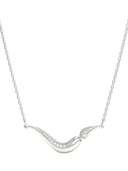 Swarovski Crystal Classica Pendant Necklace, Whi - White