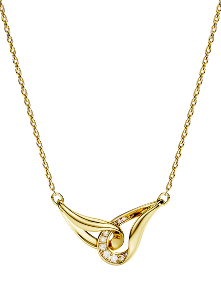 Swarovski Classica Interlocking Pendant Necklace, Sil - Silver