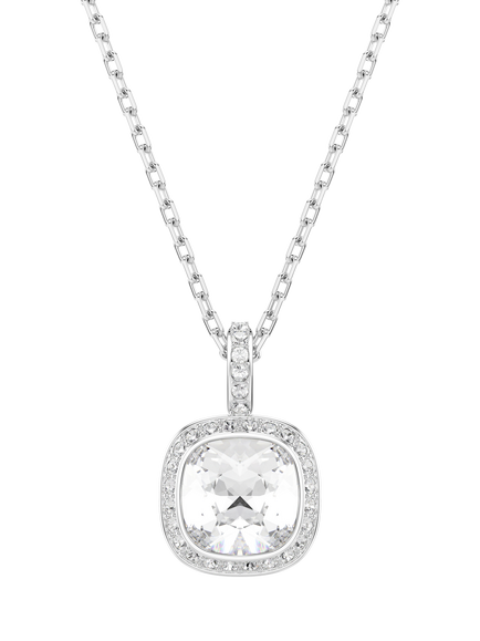 Swarovski Crystal Una Angelic Cushion Pendant Necklace, Crystal