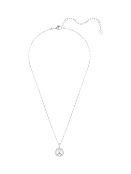 Swarovski Crystal Una Angelic Cushion Pendant Necklace - view 2, Crystal