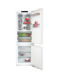 Miele KFN7744C Integrated 70/30 Fridge Freezer, Stainless Steel, Stainless Steel