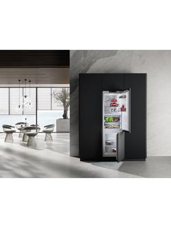 Miele KFN7744C Integrated 70/30 Fridge Freezer, Stainless Steel - view 2, Stainless Steel