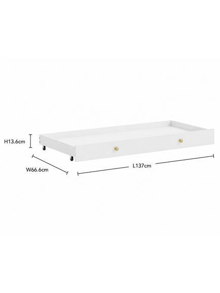 Little Acorns Celeste Underdrawer, White - view 2, White