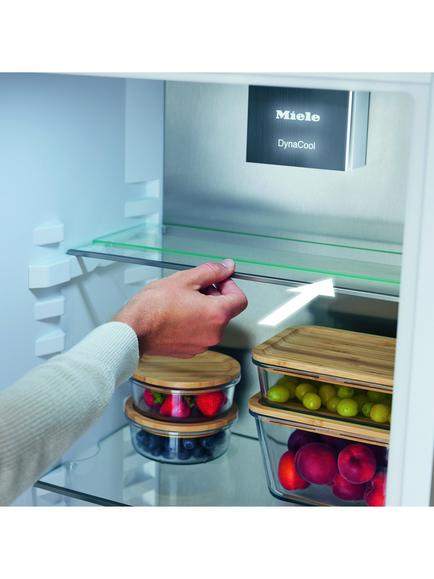 Miele K7747C Integrated Fridge, Stainless Steel - view 2, Stainless Steel