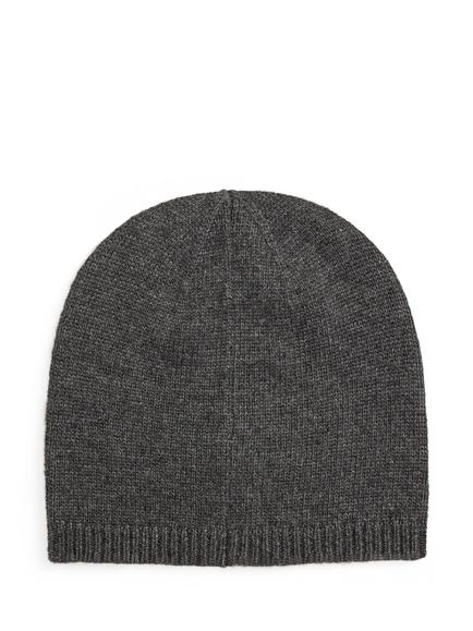 Lauren Ralph Lauren Embroidered Logo Beanie Hat, Charcoal - view 2, Charcoal