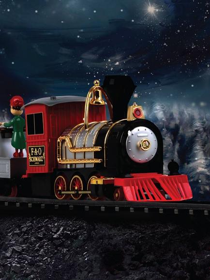 FAO Schwarz Motorised Train Set, 30 Piece - view 2, Multi