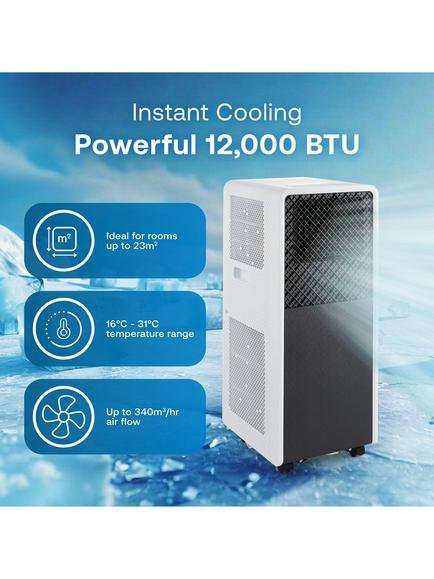 Dimplex EcoIQ Air 12KBTU Air Conditioner, White - view 2, White