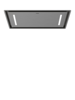 Haier HACI100RCS6X 100cm Integrated Ceiling Cooker Hood, Stainless Steel, Stainless Steel